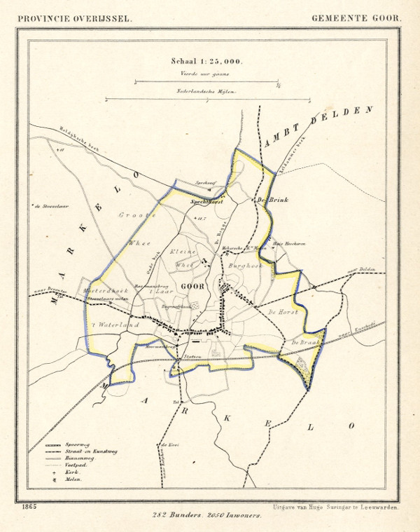 map communityplan Gemeente Goor by Kuyper (Kuijper)