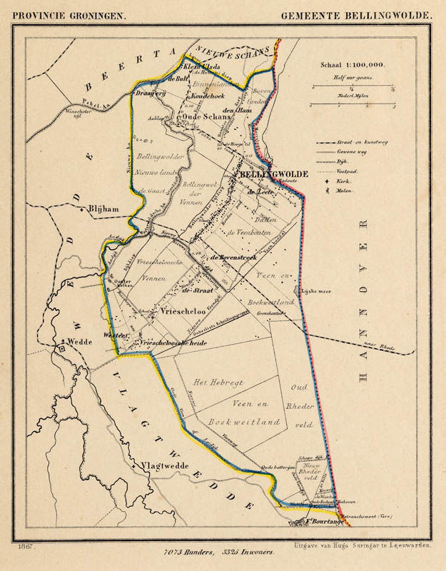 Gemeente Bellingwolde by Kuyper (Kuijper)