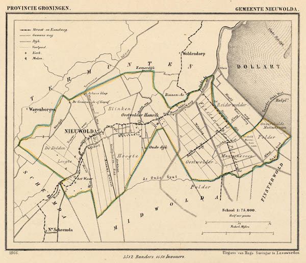 map communityplan Gemeente Nieuwolda by Kuyper (Kuijper)
