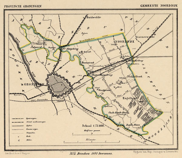 map communityplan Gemeente Noorddijk by Kuyper (Kuijper)