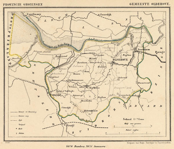 map communityplan Gemeente Oldehove by Kuyper (Kuijper)