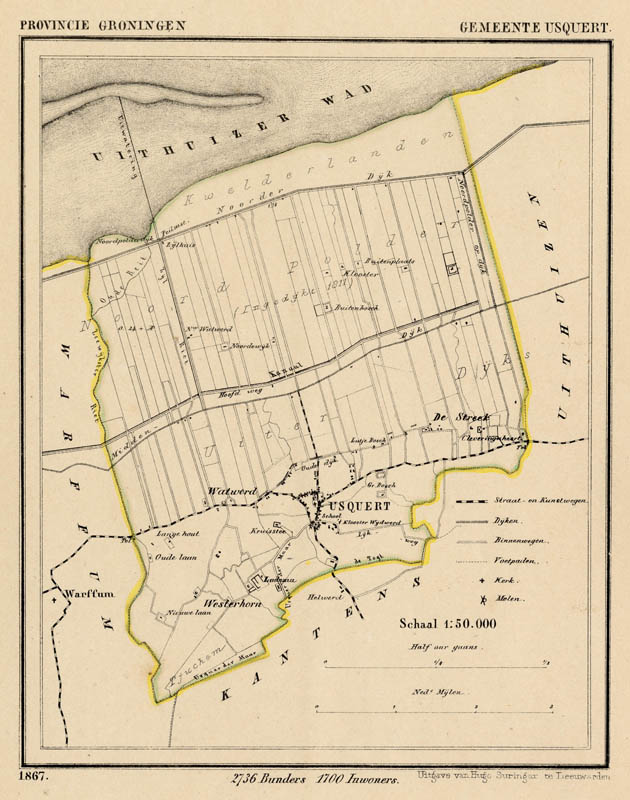 Gemeente Usquert by Kuyper (Kuijper)
