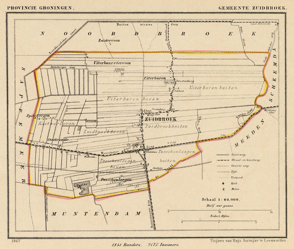 map communityplan Gemeente Zuidbroek by Kuyper (Kuijper)