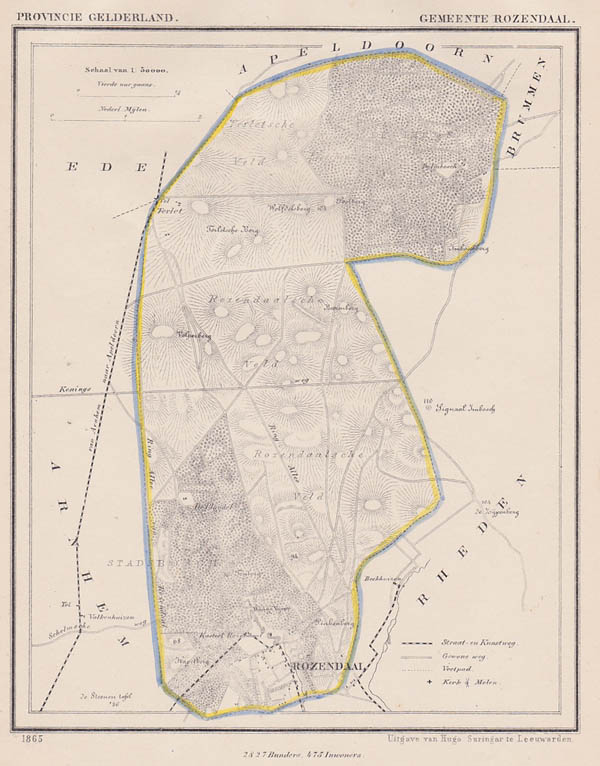 map communityplan Rozendaal by Kuyper (Kuijper)