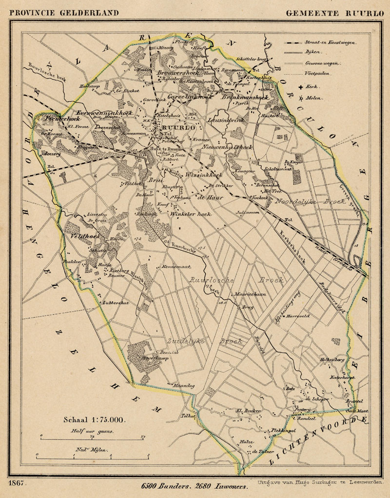 image of map communityplan Ruurlo by Kuyper (Kuijper) Ruurlo by Kuyper (Kuijper)