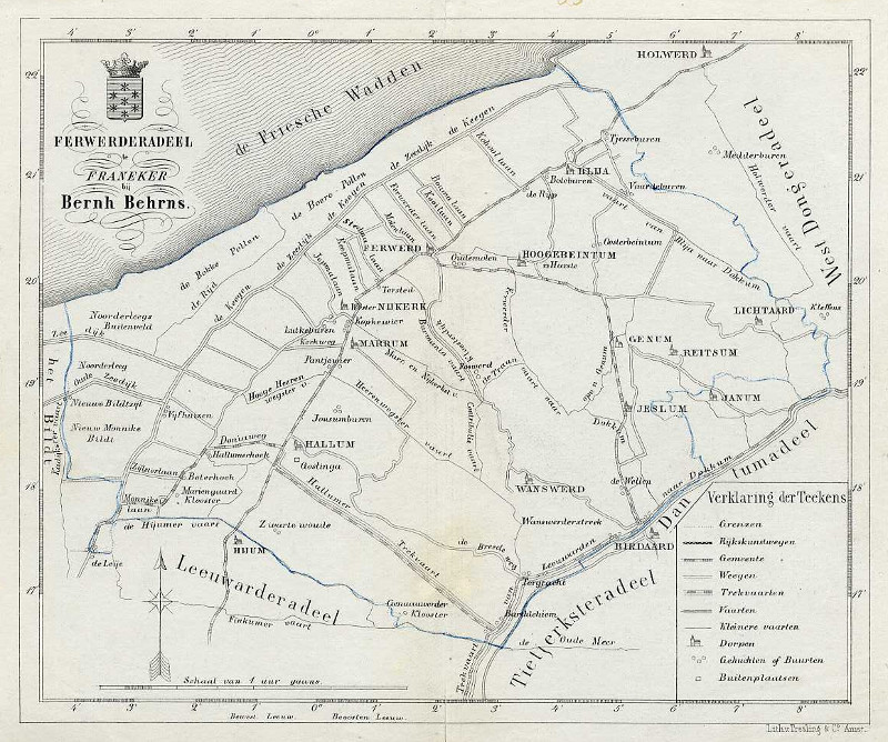 Gemeente Ferweradeel te Franeker bij Bernh. Behrns by Bernhard Behrns