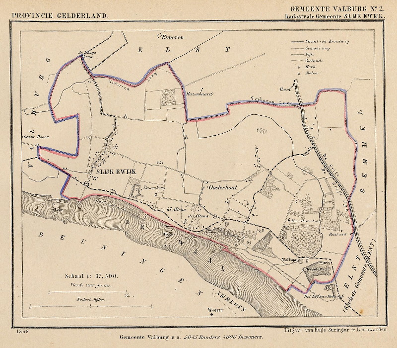 Valburg (Kad gem Slijk-Ewijk) by Kuyper (Kuijper)