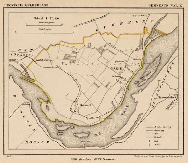 map communityplan Varik by Kuyper (Kuijper)