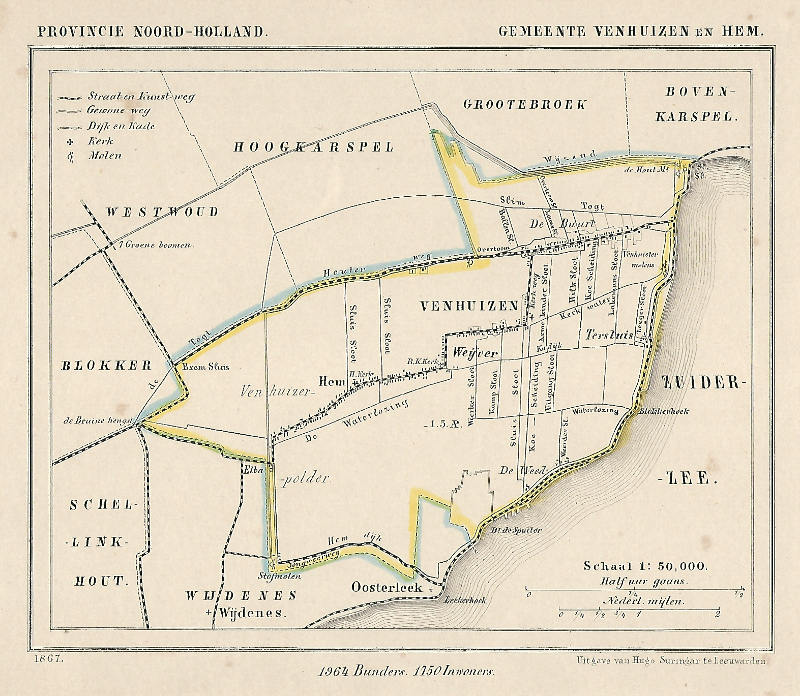 Gemeente Venhuizen en Hem by Kuyper (Kuijper)