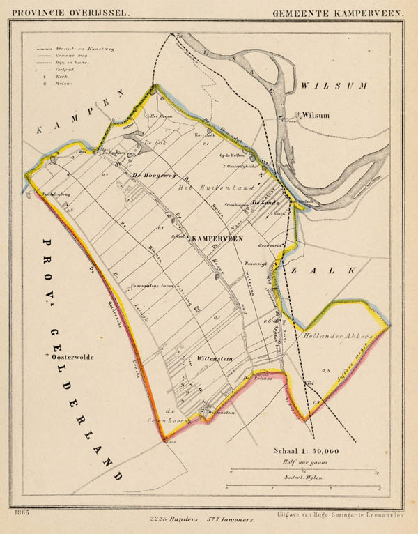 map communityplan Gemeente Kamperveen by Kuyper (Kuijper)