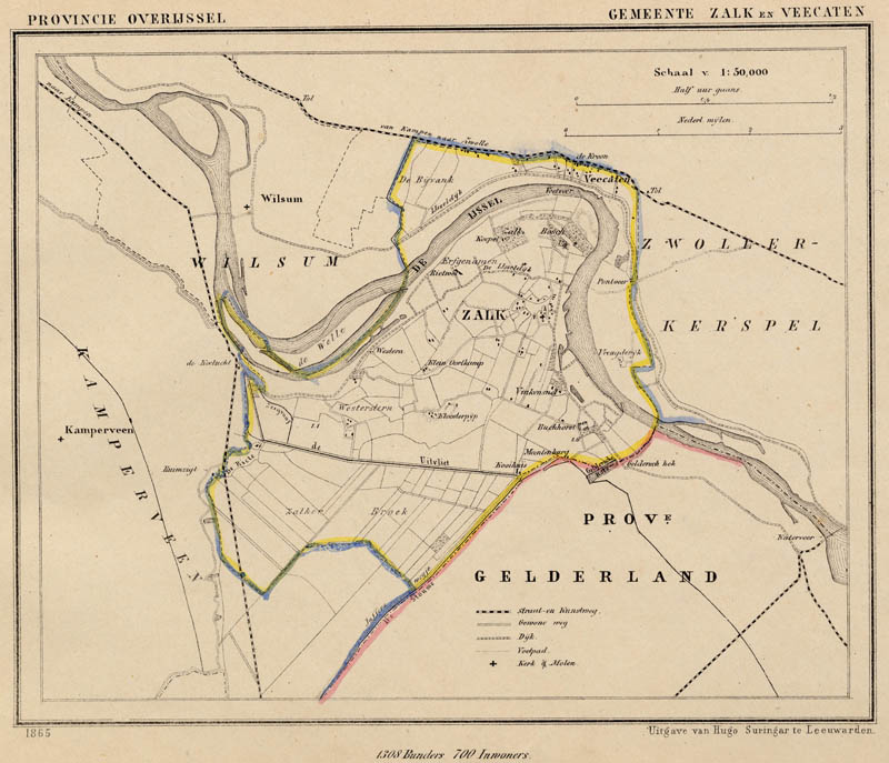 Gemeente Zalk en Veecaten by Kuyper (Kuijper)