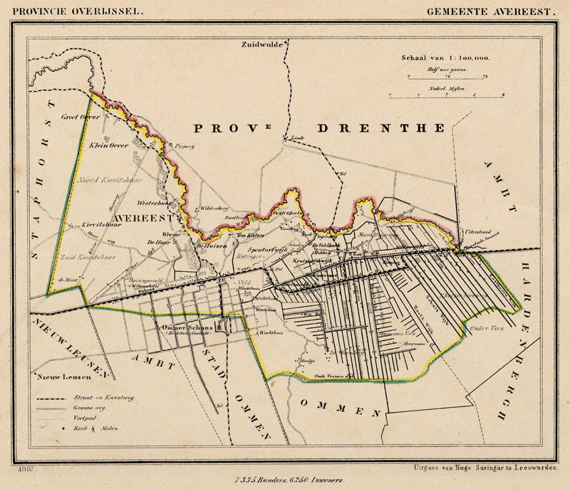 Gemeente Avereest by Kuyper (Kuijper)