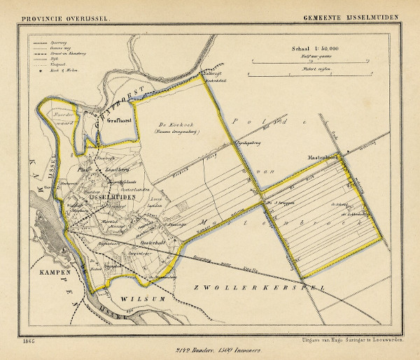 map communityplan Gemeente IJsselmuiden by Kuyper (Kuijper)