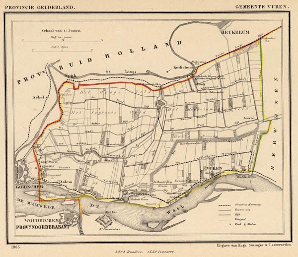 map communityplan Vuren by Kuyper (Kuijper)