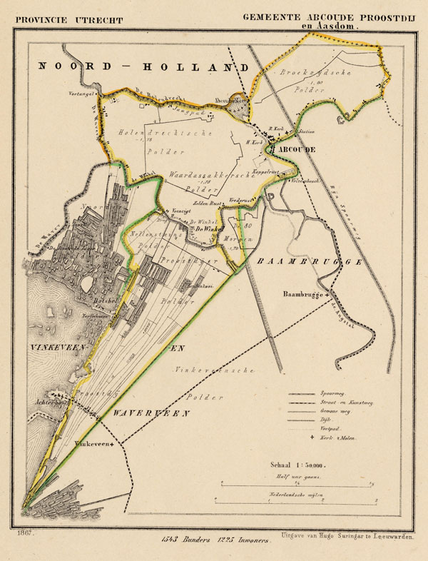 map communityplan Gemeente Abcoude Proostdij en Aasdom by Kuyper (Kuijper)