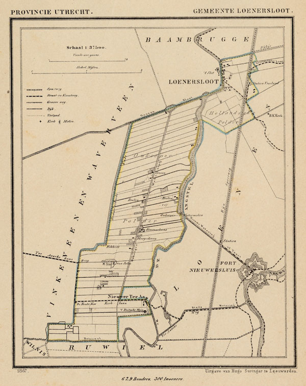 map communityplan Gemeente Loenersloot by Kuyper (Kuijper)