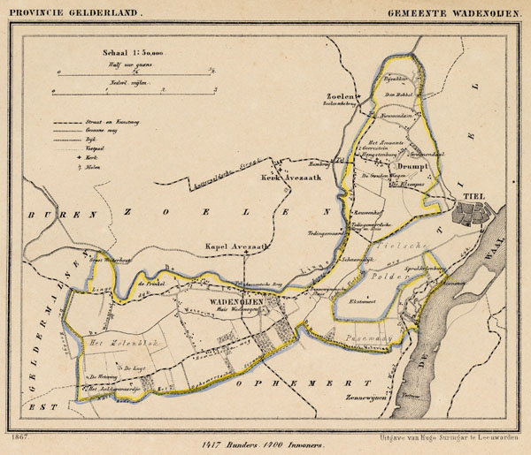 map communityplan Wadenoijen by Kuyper (Kuijper)