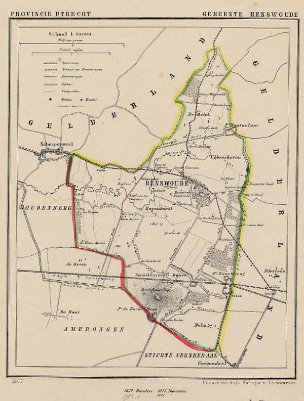 map communityplan Gemeente Renswoude by Kuyper (Kuijper)