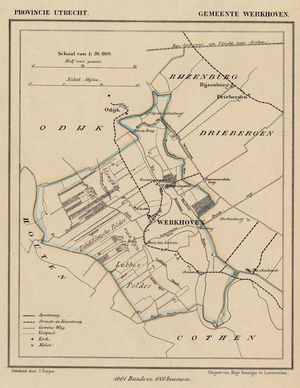 map communityplan Gemeente Werkhoven by Kuyper (Kuijper)