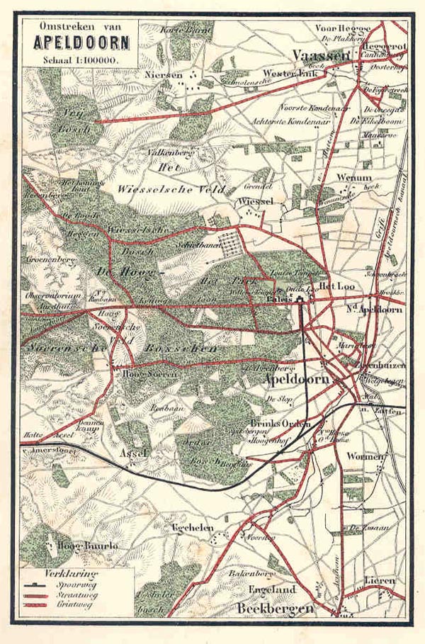 map Omstreken van Apeldoorn by Craandijk