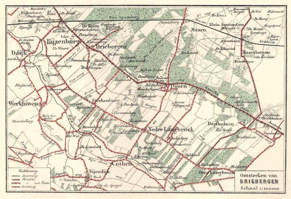 map Omstreken van Driebergen by Craandijk