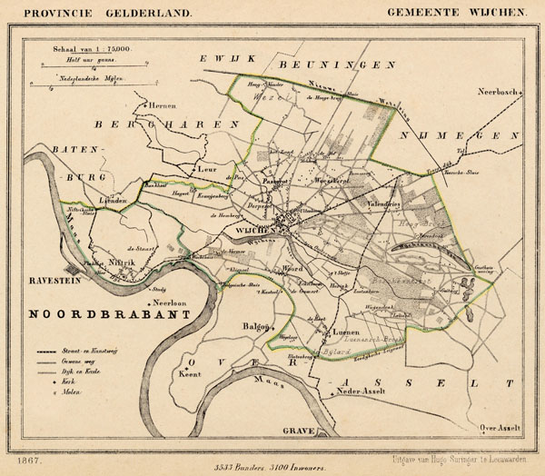 map communityplan Wijchen by Kuyper (Kuijper)