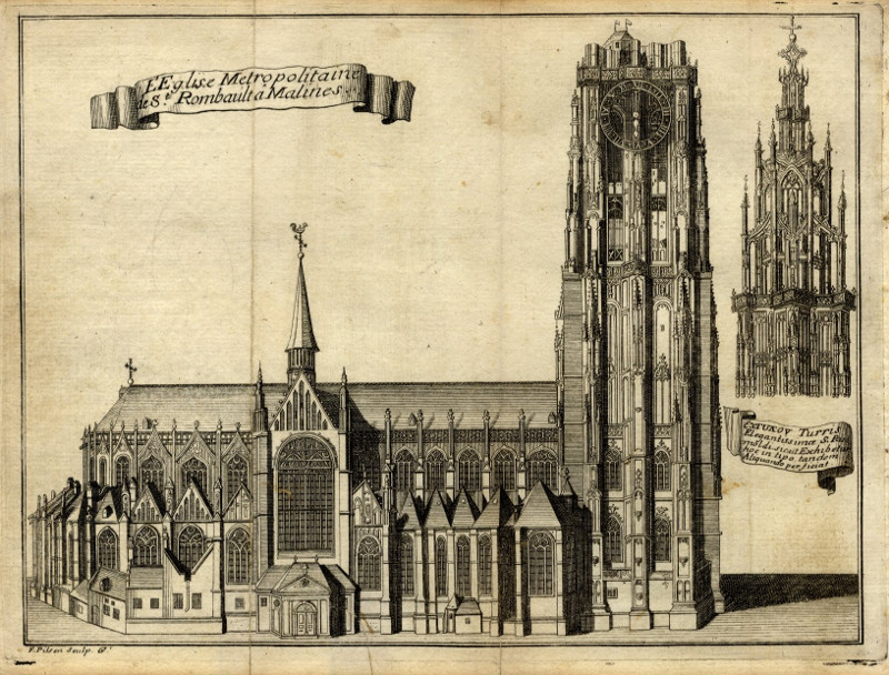 Eglise Metropolitaine de St. Rombault a Malines by J. Harrewijn