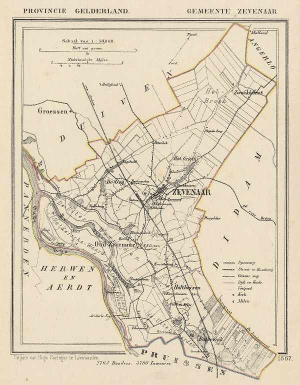 map communityplan Zevenaar by Kuyper (Kuijper)