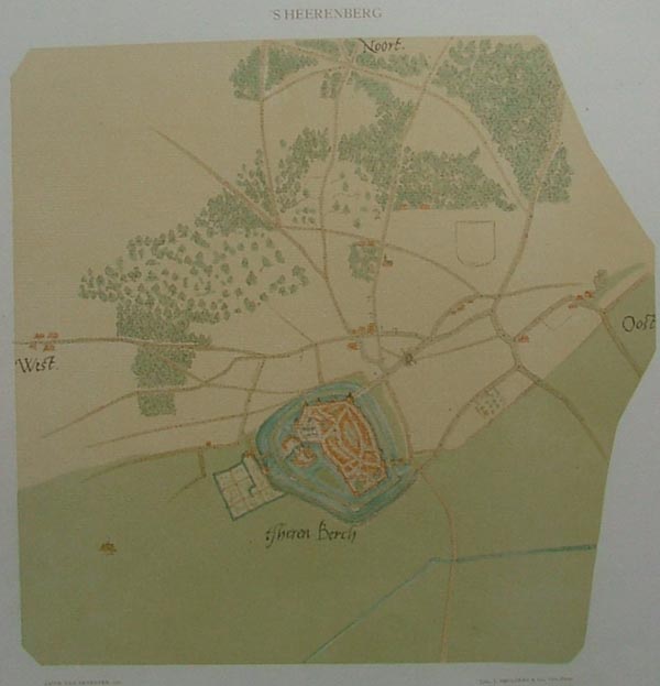 plan T Heren Berch by Jacob van Deventer