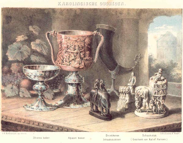 print Karolische Oudheden by v.d. Kellen