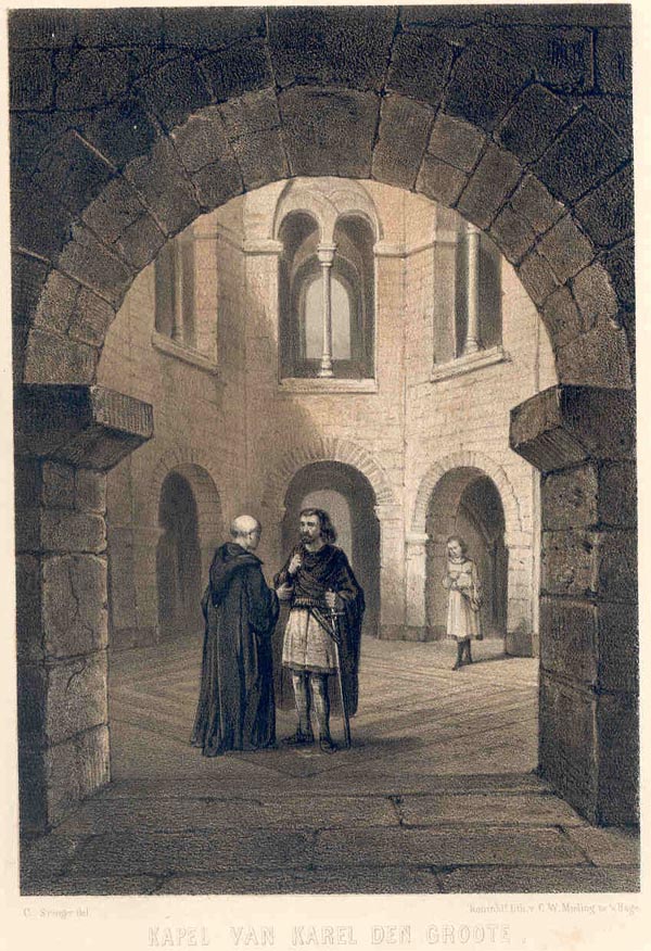 print Kapel van Karel de Groote by C. Springer