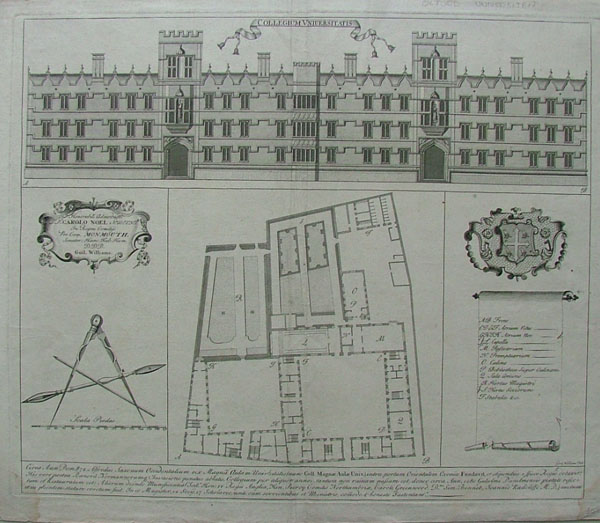 view Collegium Universitatis (Oxford university) by William Williams