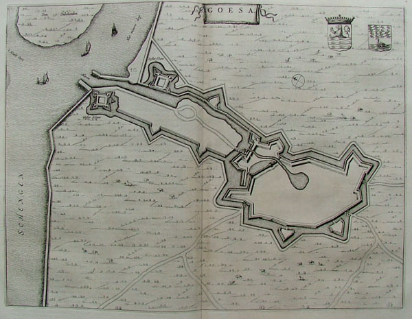 plan Goesa by Blaeu