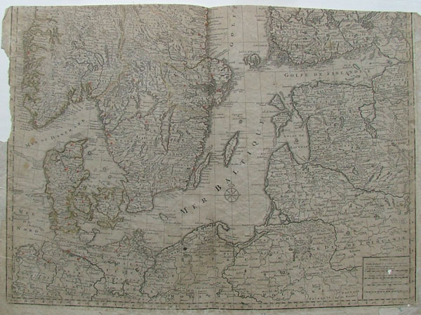 map 2 Teatre de la Guerre des Couronnes du Nord qui comprend les royaumes de Danemark, Suede e Norwege  by Iean Covens, Corneille Mortier