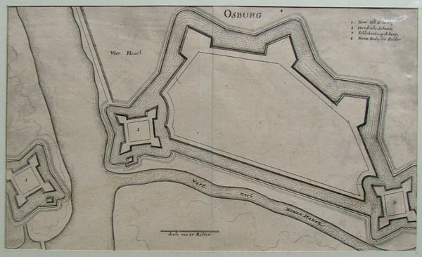 plan Osburg by Merian