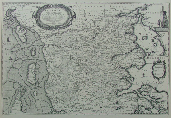 map REPRODUCTION: Ducatus Sleswici pars Borealis by Joan Mejerus