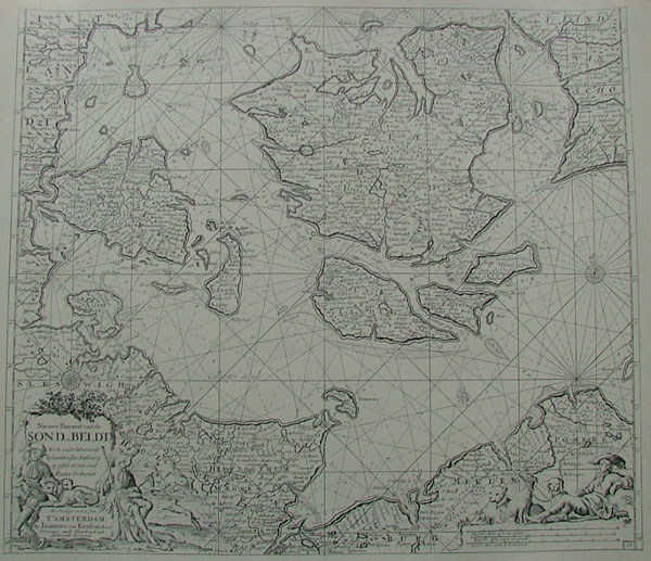 map REPRODUCTION: Nieuwe pascaert van de Sond en de Beldt by Joannes van Keulen