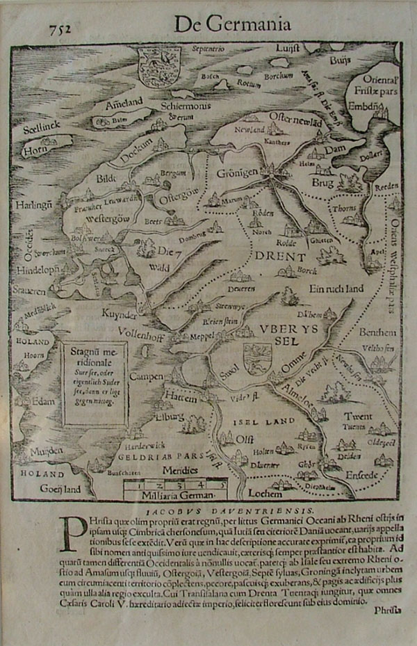 map De Germania by Sebastian Munster