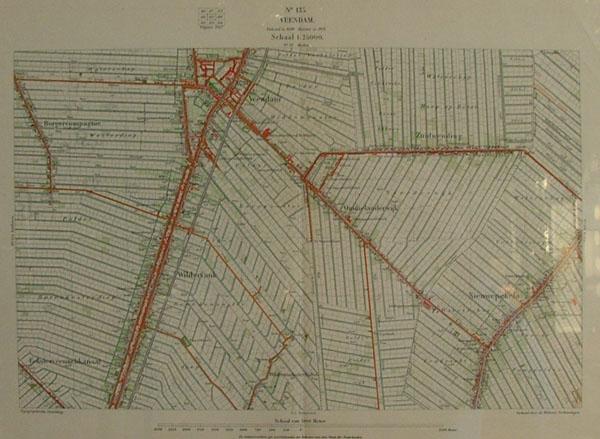 map Veendam by Topografische Inrichting