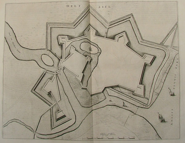 plan Delf Siil by Blaeu