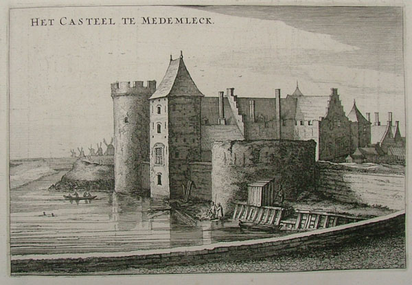 view Het Casteel te Medemleck by Blaeu