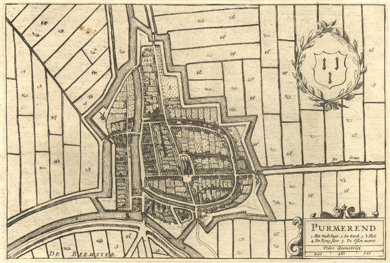 Purmerend by Joan Blaeu