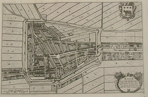 plan Edam by Blaeu