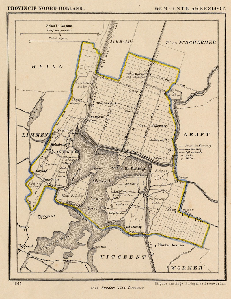 Gemeente Akersloot by Kuyper (Kuijper)