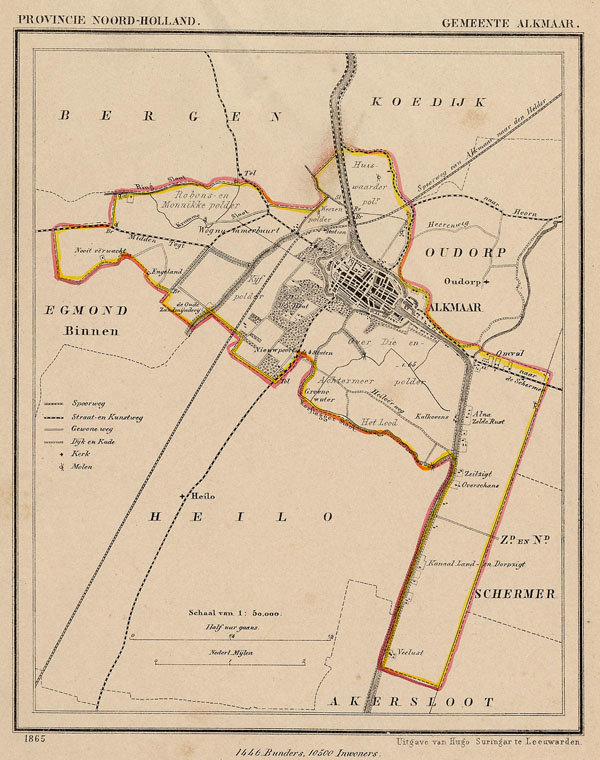 map communityplan Gemeente Alkmaar by Kuyper (Kuijper)