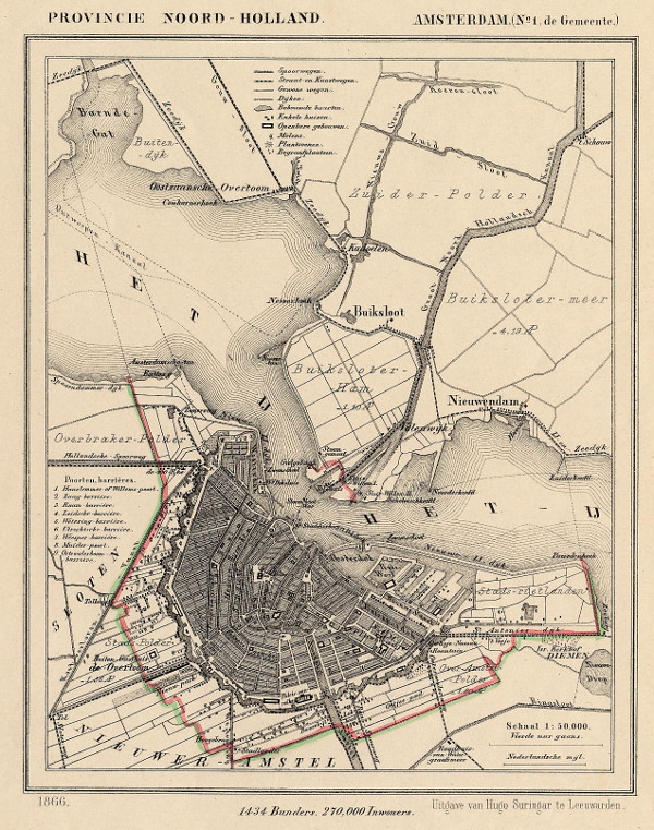 map communityplan Gemeente Amsterdam by Kuyper (Kuijper)