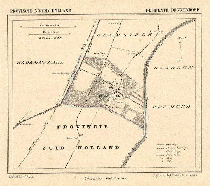 Gemeente Bennebroek by Kuyper (Kuijper)