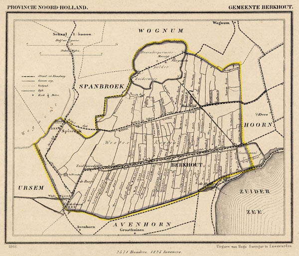 map communityplan Gemeente Berkhout by Kuyper (Kuijper)