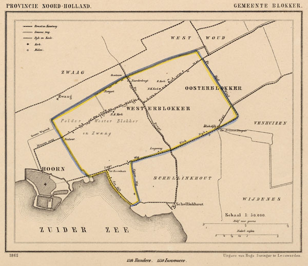 map communityplan Gemeente Blokker by Kuyper (Kuijper)