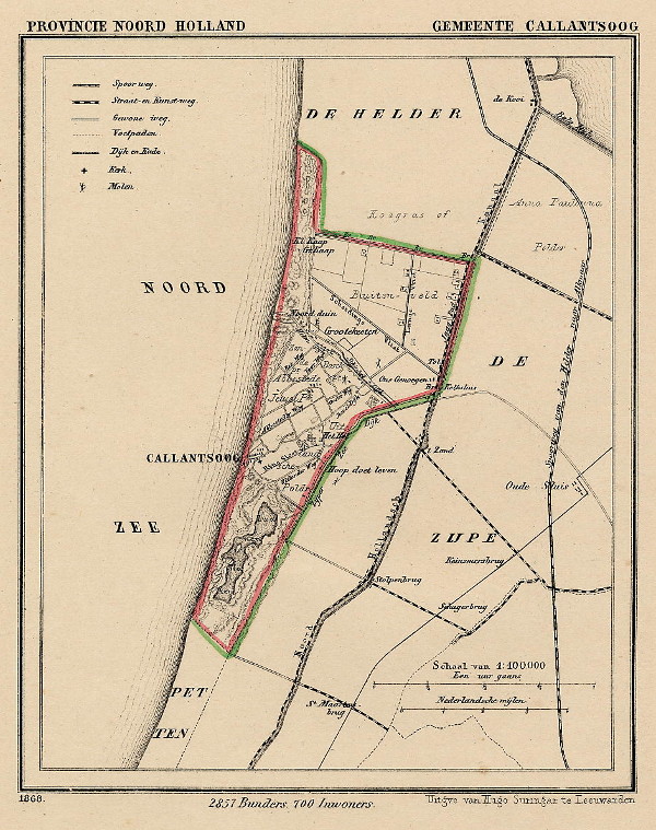 map communityplan Gemeente Callantsoog by Kuyper (Kuijper)